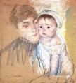Baby Bill à Cap et Shift mères des enfants Mary Cassatt